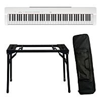 Yamaha P-225 Blanco + Soporte (DPS-8) + Softbag
