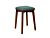 Sonora A Walnut Bench (Green Seat)