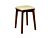 Sonora A Walnut Bench (White Seat)