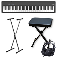 Roland Fp 30x Black Digital Piano With X Stand X Bench And Headphones