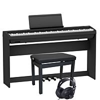 Roland FP-30X Musta Set - teline, penkki ja kuulokkeet