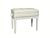 Banc de piano DPB-500PW avec compartiment de rangement