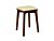 Sonora A Walnut Bench (White Seat)