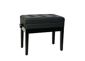 Banc de piano DPB-500BK avec compartiment de rangement