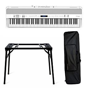 Roland FP-90X Blanc Bag Bundle