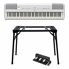 Yamaha P-525 White + Stand (DPS-10) + Pedals (FC35)
