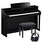 Yamaha CLP-845 Polished Ebony Package