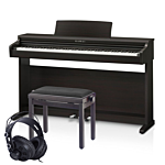 Kawai KDP-120 Rosewood Digital Piano Package