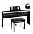 Roland FP-10 Complete Setup with Stand, Bench and Headphones
