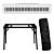 Yamaha P-225 White + Stand (DPS-8) + Softbag