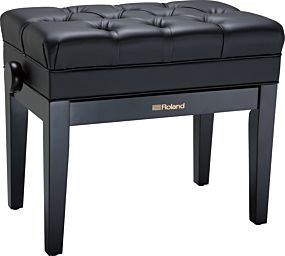 Roland RPB-500BK Piano Bench with Storage Compartment