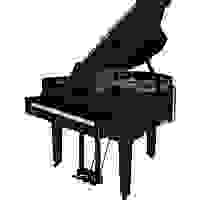 Roland GP-9 Polished Black Digital Grand Piano