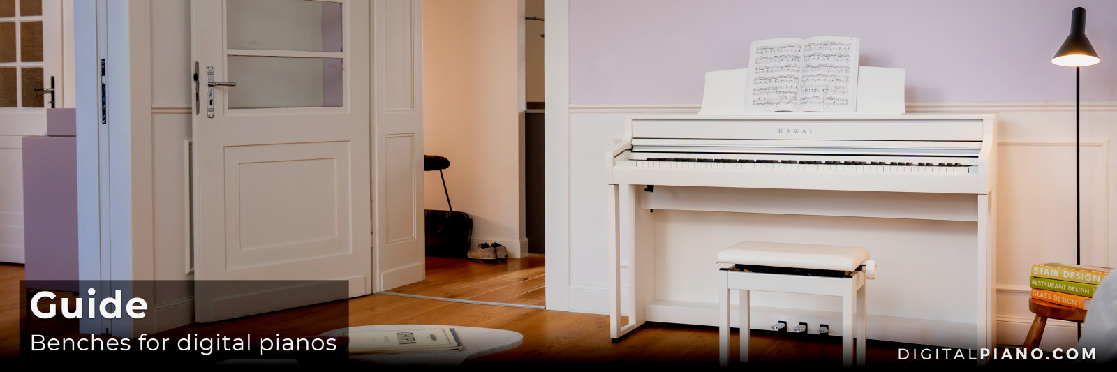 Benches for digital pianos