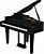 Roland GP-6 Polished Black Digital Grand Piano