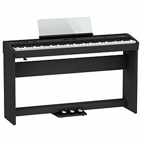 Roland FP-60X Black with Complete Setup (KSC-72 + KPD-90) - B-Stock