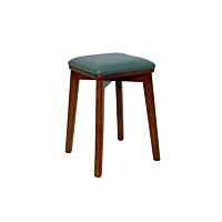 Sonora A Walnut Bench (Green Seat)