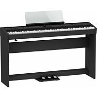 Roland FP-60X Black Digital Piano with Complete Setup (KSC-72 + KPD-90)
