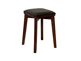 Sonora A Walnut Bench (Dark Brown Seat)