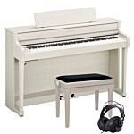 Yamaha CLP-845 White Birch Package