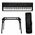 Yamaha P-525 Black Bag Bundle