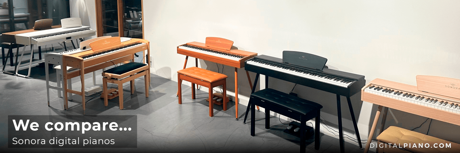We compare Sonora digital pianos