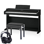 Kawai KDP-120 Black Digital Piano Package