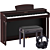 Yamaha CLP-725 Rozenhout Set Digitale Piano 