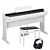 Yamaha P-S500 Wit - Full Setup + Pianobank en Koptelefoon