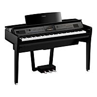 Yamaha CVP-909 Clavinova Zwart Gepolijst Digital Piano