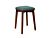 Sonora A Walnut Bench (Green Seat)