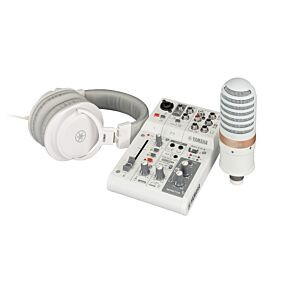 Yamaha AG03 MKII Live Stream Pack, White