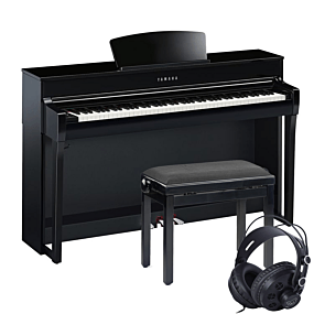 Yamaha CLP-735 Gepolijst Ebbenhout Set Digitale Piano 