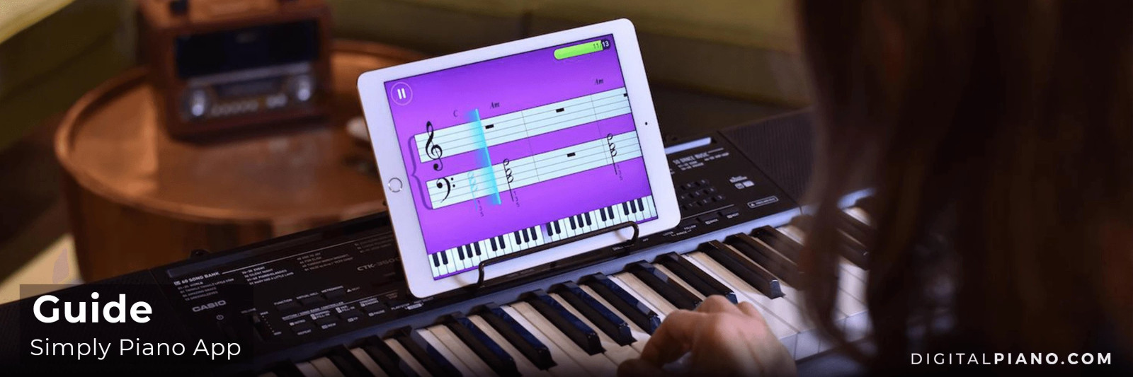 Guide voor de pianoapp Simply Piano 