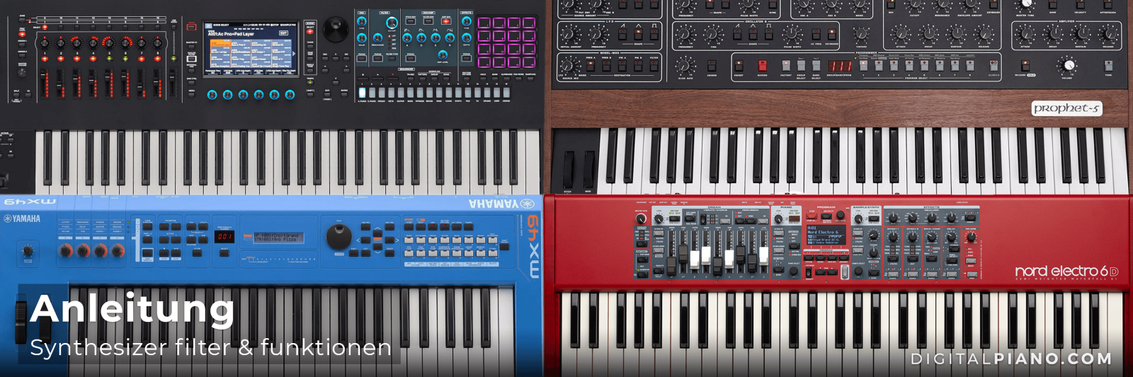 Guide voor Synthesizer filters & features