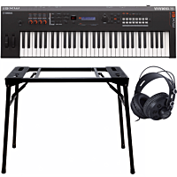 Yamaha MX61 II Black Music Synthesizer + Stativ (DPS-10) & Hodetelefoner