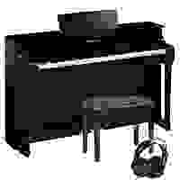 Yamaha CLP-835 Høyblank Svart Pakkeløsning