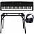 Kawai ES-520 Black + Stand (DPS-10) & headphones