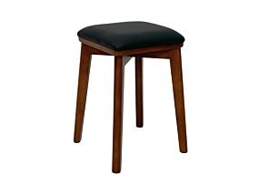 Sonora A Walnut Bench (Black Seat)