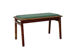 Sonora B Walnut Bench (Green Seat)
