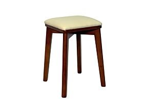 Sonora A Walnut Bench (White Seat)