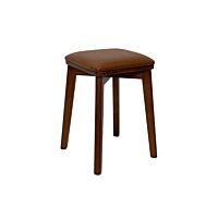 Sonora A Walnut Bench (Light Brown Seat)