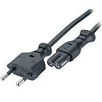 Euro 2-pin Powercord, 1.8m