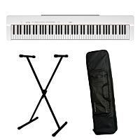 Yamaha P-225 White Bag Bundle