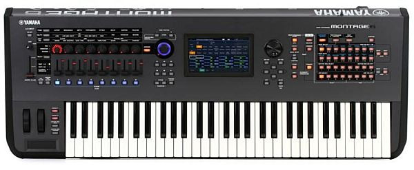 Yamaha Montage 6 Synthesizer Black  - Sveriges största  urval av digitalpianon, keyboards, digitalflyglar och stagepianon