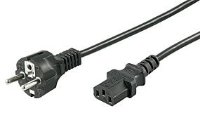 Euro Mains Power Cable, 1.8m
