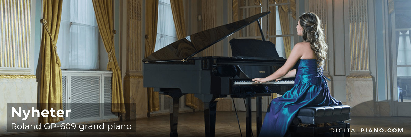 Nyheter - Roland GP-609 grand piano