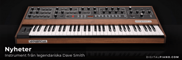 Hälsa Dave Smith Sequential Synthesizers välkomna!
