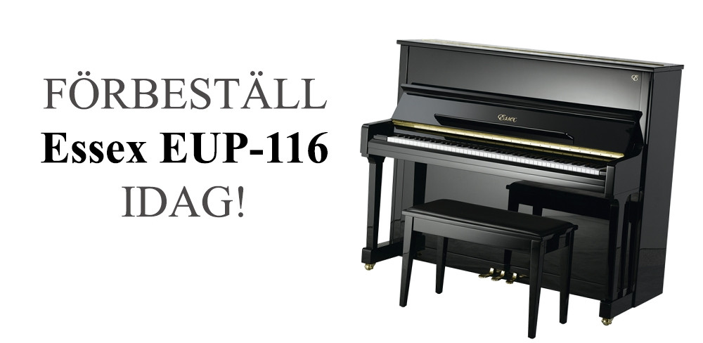 Essex EUP-116 Silent Piano - Förbeställ idag!